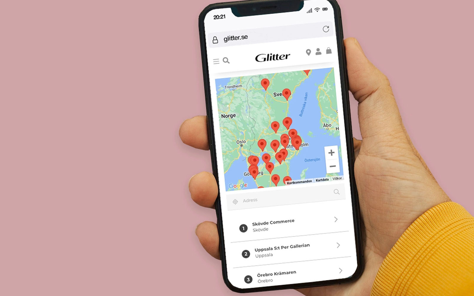 Askås Store Locator in the group Features at Askås I&R AB (askas_0011)