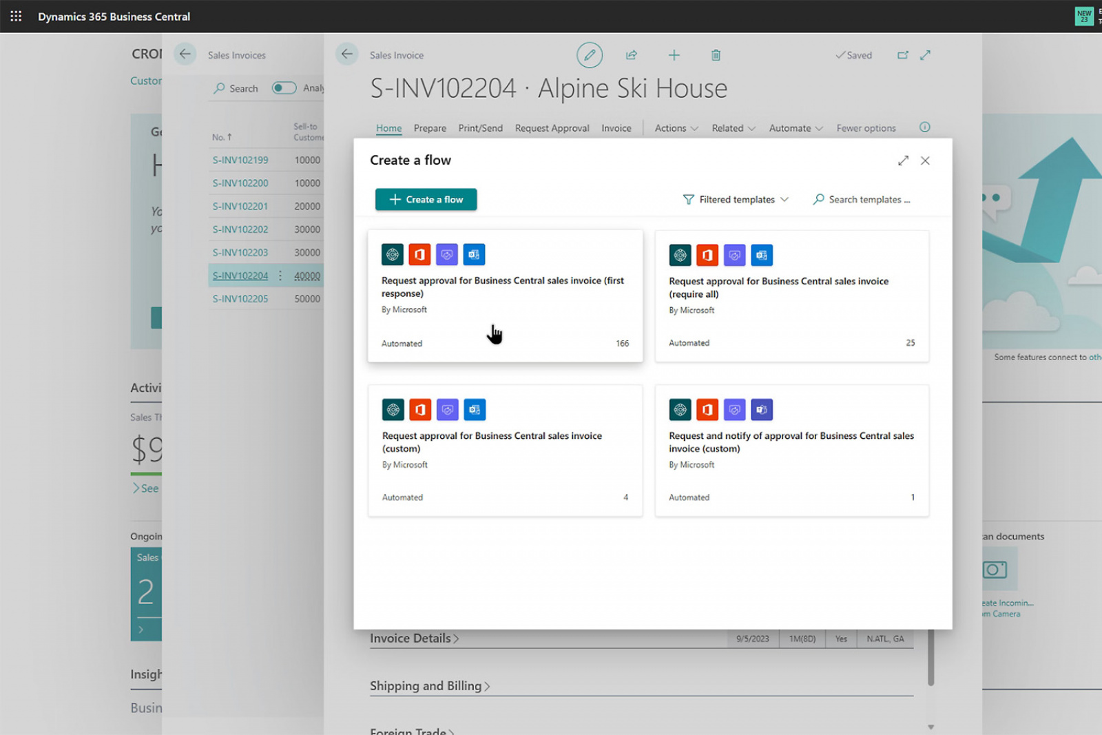 Business Central in the group Integrations at Askås I&R AB (kopplingar_dynamics)